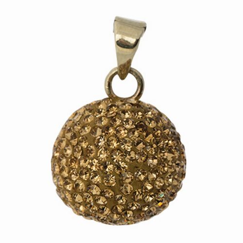 Bola - Goldplated with glitter stones - One size