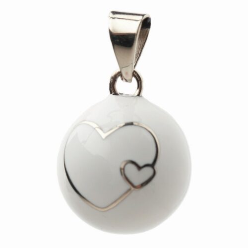 Bola - White 2 hearts - One size