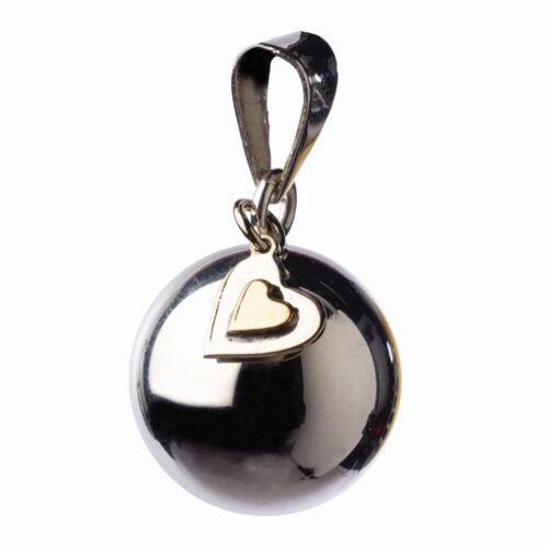 Bola - Silver with hearts charm - One size