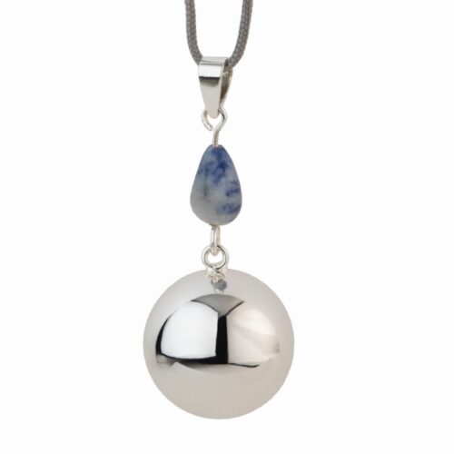 Bola - Silver bluegrey stone - One size