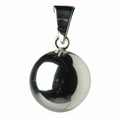Bola - 20 mm plain silverplated - One size