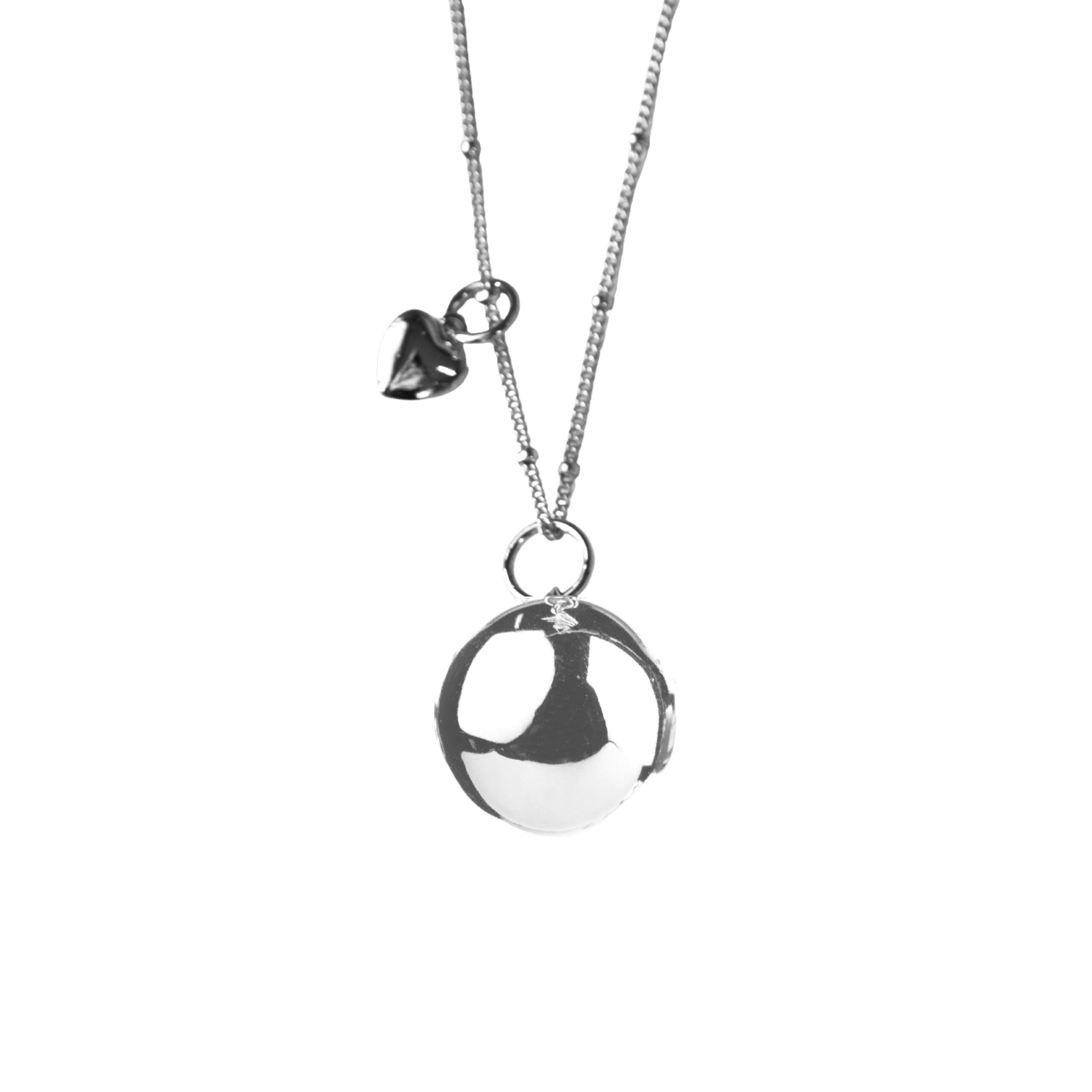 Bola Di Gravidanza Babylonia Goccia Placcata Argento V0605 | Gioiello Sonoro Per La Pancia In Gravidanza